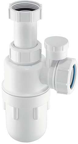 McAlpine A10V 1.25-Inch Anti-Syphon Bottle Trap - White