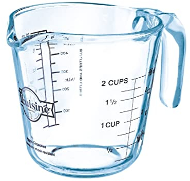 Arcuisine 4937109 - Jarra medidora, 0,5 l, transparente