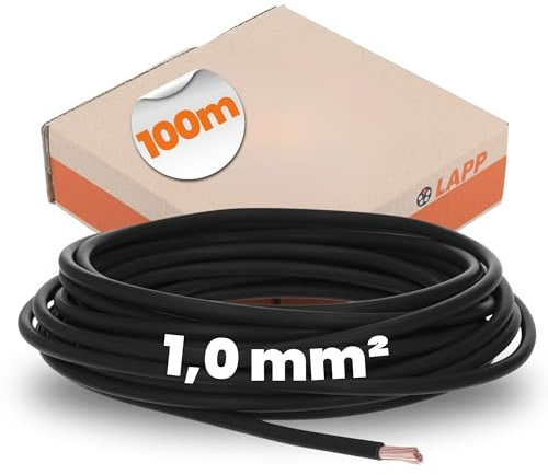 Lapp 100m H05V-K 1,0 mm² Schwarz - Aderleitung Flexibel