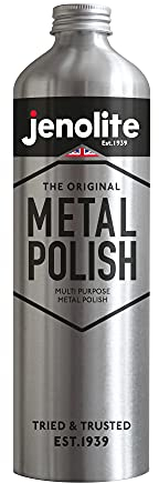 JENOLITE Metal Polish - Lucidante per metalli liquidi - Lucidante multiuso per ottone, rame, cromo, acciaio inossidabile e peltro - 500 ml