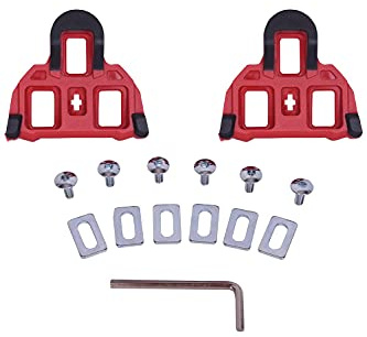 SUNDRIED Bike Cleats 3 Bolzen-Zinkleider für Straßenzyklus kompatibel mit SPD-SL-Pedalen 0 Grad des Floats