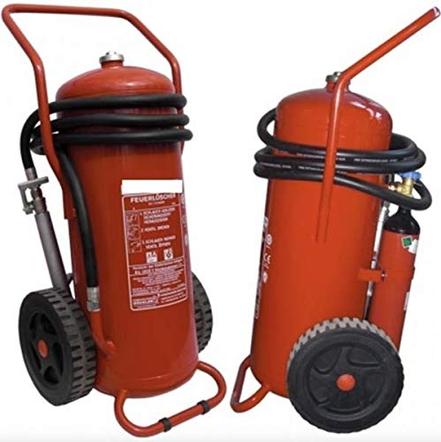 50L Schaum Auflade-Feuerlöscher frostsicher, fahrbar Löschwagen