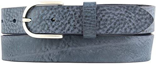 BELTINGER Damen-Gürtel aus weichem Vollrindleder Vintage-Look 3 cm | Leder-Gürtel für Damen 30mm | Schmaler Gürtel Used-Look