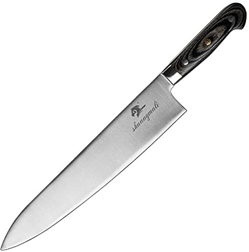 Couteau professionnel Gyuto Chef 1.4116 Couteau à couper la viande de coupe en acier Couteau à couper les couteaux avec poignée en bois couteau (Color : Gyuto Knife, Kitchen Knife Size : 10 inch)