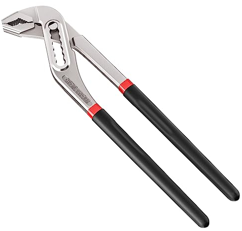 Mesybveo Pinze regolabili in acciaio al carbonio da 258 mm con manico antiscivolo, QZ-01 per riparazioni idrauliche, automobilistiche e riscaldamento