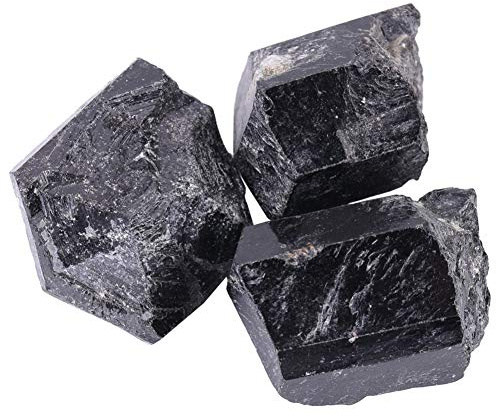 1 Uds. Cuarzo Negro, Turmalina Negra Turmalina Negra Piedra Cristal Turmalina Roca en Bruto Mineral Piedra Curativa