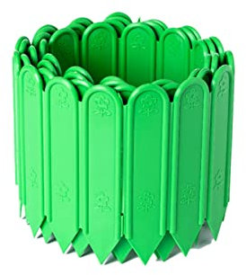 Garten-Rasenkanten Interlocking Landscaping Einfassung, Flexible Dekorative Rasen Garten Pflanze Grenze Für Garteneinfassungen, Blumenbeete Und DIY-Landschaftsbau Im Freien ( Farbe : Grün , Größe : L-