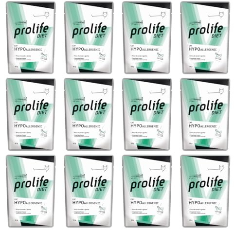 Offerta 12 bustine - Prolife Cat umido Hypoallergenic - 85 Gr.