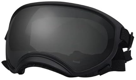 Hundebrille Hund Sonnenbrille Brille für Hunde Hund Skibrille mit UV-Schutz Haustier Sonnenbrille mit Verstellbarem Gurt für Reisen
