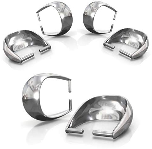 DIY925 My-Bead 3 Stück Anhängerschlaufen 9mm 925 Sterling Silber Anhänger Verbinder für Halsketten Juweliers- Qualität DIY