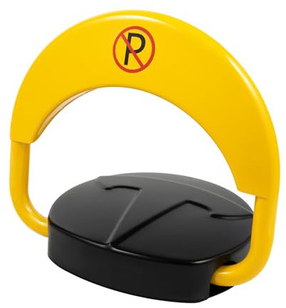 Parkplatzsperren, Hochwarmfester Legierter Stahl, Parksperre Klappbar, Parkplatz Poller mit Fernbedienung Alarm-Funktion, Um 180° Drehbares Antikollisionsdesign