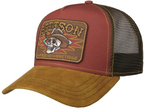 Stetson Cowboy Skull Gorra Trucker Hombre Todo el ano