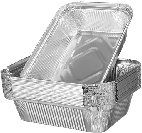 HEALEEP 20piezas Bandeja Para Horno Bandeja De Inoxidable Para Servir Sin Alimentos Fácil De Limpiar