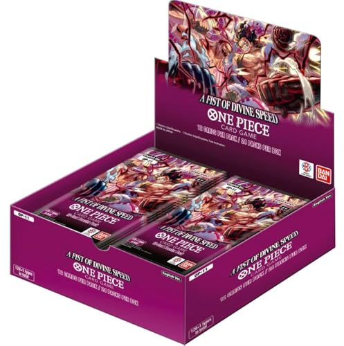 BANDAI | One Piece TCG: A Fist of Divine Speed (OP-11) Booster-Display | Sammelkartenspiel | ab 6 Jahren | 2 Spieler | Spielzeit: über 15 Minuten