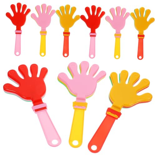 GARIOUANS Battimani Rumorosi in Plastica 20 Pezzi, Batacchi Leggeri e Compatti Per Feste, Compleanni, Eventi Sportivi e Intrattenimento Per Bambini e Adulti