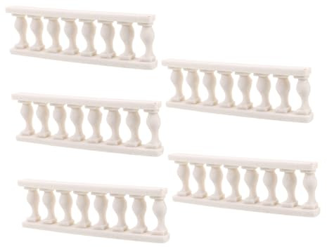 VICASKY Clôture Miniature en 5 Parties à bricoler : Mini Balustrade de Jardin - pour Maison de poupée et Micro-Paysage - Augmente et créativité