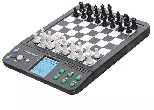 Jeu d'échecs électronique intelligent avec pièces d'échecs, ordinateur d'échecs de différentes façons de jouer à un seul joueur, fonctionnement simple, échecs électroniques adaptés aux enfants et aux