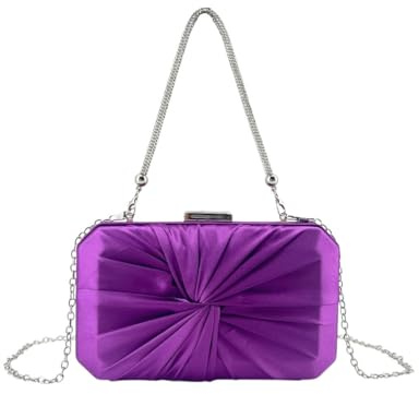 MODELISA - Bolso Clutch De Noche Elegante Cadena De Hombro Boda Fiesta Evento Para Mujer