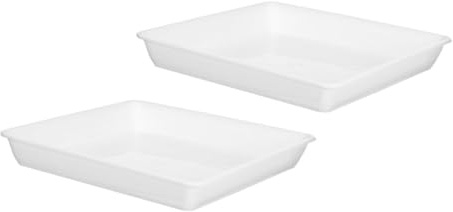 Gatuida Bandeja de Goteo de Plástico para Macetas Pack de 2 Platillos de 32 Cm Color Resistente para Exteriores E Interiores