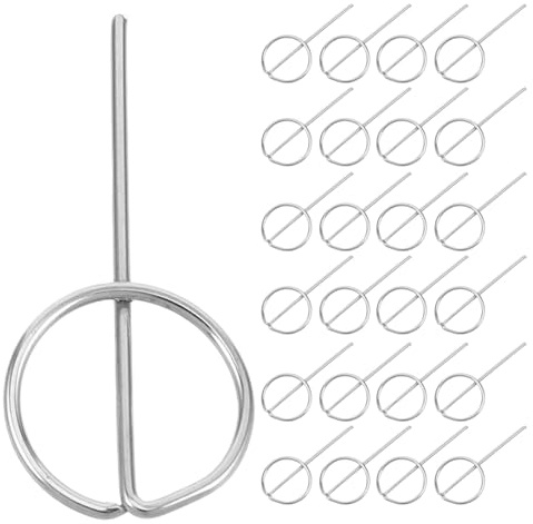 STOBAZA 100 Pezzi Ago Espulsione Sim in Acciaio Resistente Strumento Compatto per Rimozione Schede Sim Smartphone Accessorio Pratico per Cellulari 100pcs