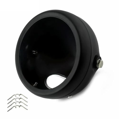 SDCDKLPEPT Griglia coprifaro Faro A Secchio Per Dyna FXD Per Sportster XL1200 XL833 Per Moto Personalizzate Alloggiamento Faro In Acciaio Da 5-3/4 LED Da 5,75 Pollici