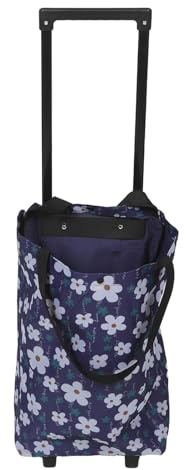 PartyKindom Carrello Pieghevole da Campeggio la Spesa con Ruote per Salire le Scale, Piccolo Trolley Multiuso con Telaio Rinforzato e Design Salvaspazio per Uso Domestico e Outdoor
