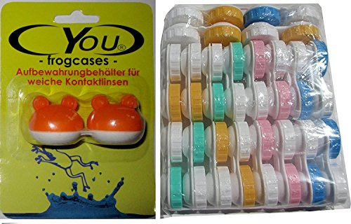20x Kontaktlinsen Doppel-Behälter (Rechts und Links)