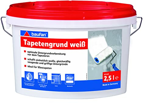Baufan Tapetengrund weiss 2,5 Liter