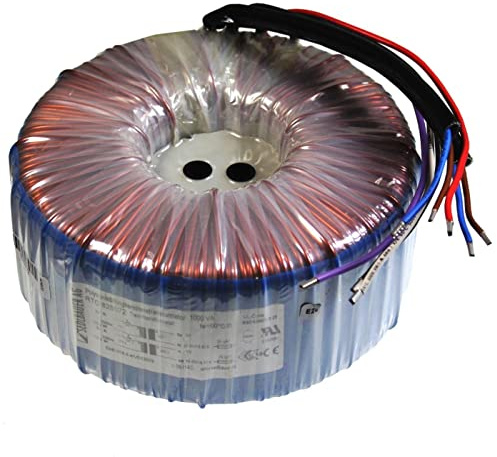 Lumonic transformador toroidal 1000VA 2x30V para sistemas de audio, industriales, halógenos y de vía - tensión de entrada 230V - tensión secundaria 60V - modelo RTO-825072