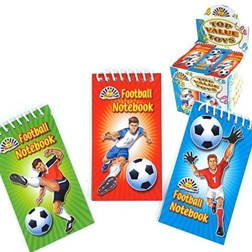 Fußball Notizbuch - PACKUNG MIT 24 - REFERENZ PBF161