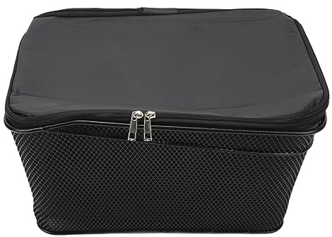 Fockety 20L Cesta Trasera de la Bici, 44 LB de Carga de Alambre de Metal Cesta de la Bicicleta con el Interior Impermeable Bike Rack Bolsa, Bike Cargo Rack Cubierta Trasera de la Bici Bols