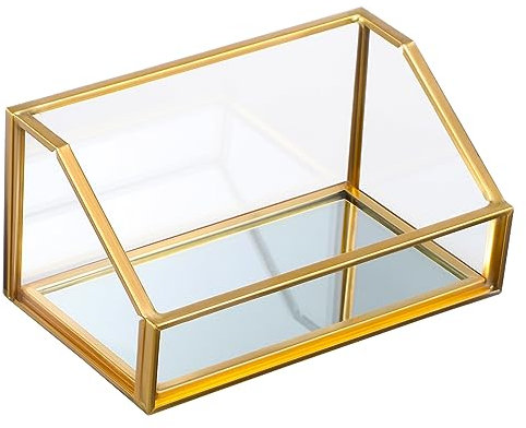 STOBOK Visitenkartenhalter Visitenkarten-displayständer Für Schreibtisch Visitenkarten-organizer Aus Messing Und Kompaktes Design Platzsparend Einfacher Zugriff