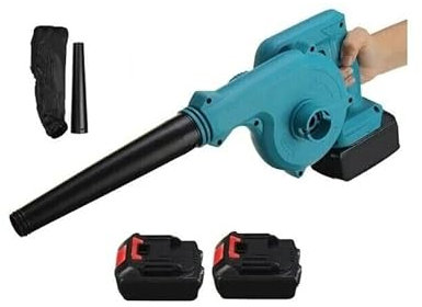 SOFFIATORE ASPIRATORE PER FOGLIE DA GIARDINO PRATO DOPPIA BATTERIA CON SACCO 48V
