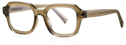 MUTYNE Retro nitar glasögonbågar män kvinnor glasögonbågar trendiga glasögon, C2tee, Einheitsgröße