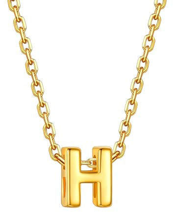 Supcare Buchstaben Kette für Damen Mädchen Letter A-Z Halskette Initial Buchstaben Anhänger Alphabet A-Z Buchstabenkette Gold Kette Namenskette Personalisiert Halskette für Weihnachten Geburtstag