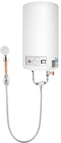 Charocean Elektrischer Warmwasserspeicher 35L Warmwasserboiler 2000W Wandhängend Elektrospeicher, Heizleistung Boiler, Wasserboiler, Emaillierter Innenbehälter, LED-Bildschirm, 220V (Vertikal 35L)