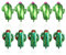 UDNFHL 10 Morceaux De Ballons De Cactus, Décorations De Fête, Ballons Créatifs Et Amusants, Arrangement De Scène De Fête, Jouets Gonflables pour Enfants.