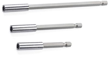 iplusmile 3piezas Extensión De Hexágono Interior Para Broca Para Taladrado Espacios Reducidos y Trabajo De Precisión Destornillador