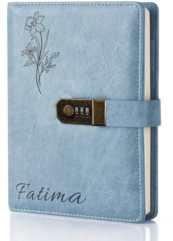 Beliver Personalisiertes Leder Journal Custom Notebook Customized Gravierte Journal Geschenk für Freunde, Mitarbeiter, Graduierung, Lehrer
