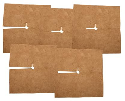 Kokosmatte quadratisch | Winterschutz & Frostschutz (45cm x 45cm, 5 Stück) | für Topfpflanzen | Pflanzenschutz aus 100% Kokosfasern von Wacredo