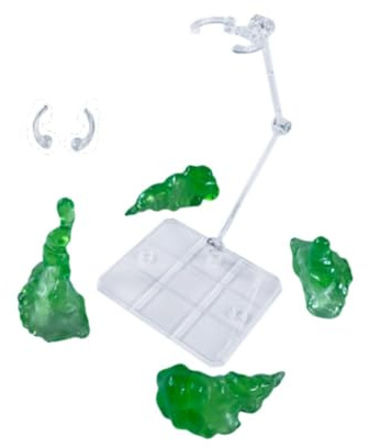 Folpus Modelli Effetto Fumo espositore Fai da Te Pezzi Effetto Fumo Leggeri e realistici Accessori per Tavolo da Camera da Letto, Verde