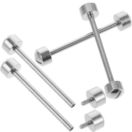 SAFIGLE Varillas de Conexión para Correa de Reloj 22mm Acero Inoxidable 4 Piezas Kit Herramientas Reparación Relojes Pasadores Tornillo Accesorios para Relojero