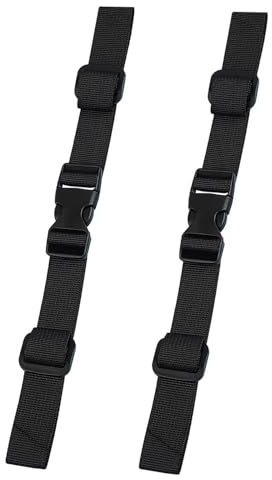 Funngy Verstellbarer Brustgurt Rucksack,2 PCS Brustgurt für Rucksack Rucksack-Brustgurt aus Nylon mit Schnellverschluss Rucksack Zubehör Gurte zum Nachrüsten für Wandern & Reisen Schwarz