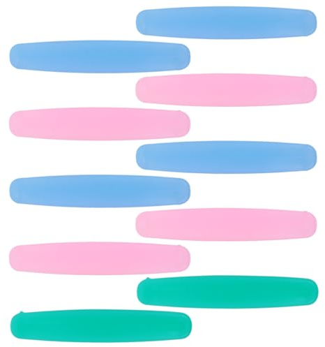 LRXIYODE 10 Piezas Exprimidor de Pasta de Dientes Luminoso de Pvc Creativo, No se Deforma Fácilmente, Herramienta Manual para Apretar Tubos Baño Color Aleatorio