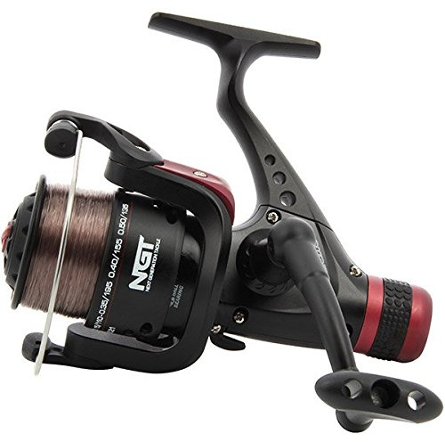 NGT CKR50 Coarse Fishing Reel with 8lb Line, Black
