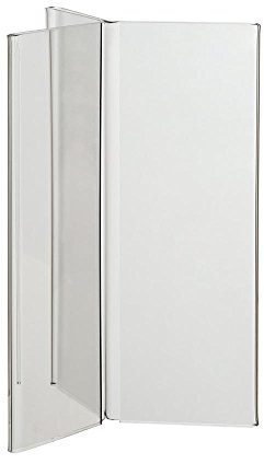 5 x Tischaufsteller Acryl DIN A5 (3x) / 3-seitig/Hochformat/Y-Ständer/Speisekartenhalter/Eiskartenhalter/Preishalter