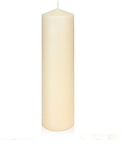 Ebersbacher Kerzen 6er Pack Kaminkerze Laternenkerze Champagner Größe ca. 6 x 30 cm Kerze, Stumpenkerze