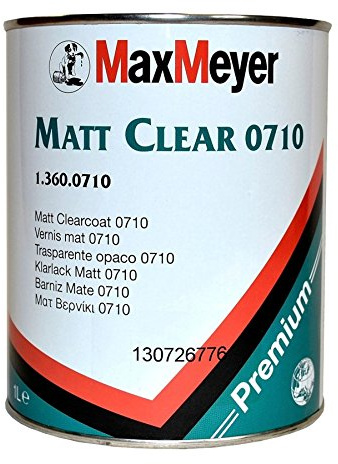 Max Meyer 1.360.0710/E1 matt Clearcoat 1 Liter Anpassungsfähig und einfach zu verwenden – zu erreichen Low Gloss Finish