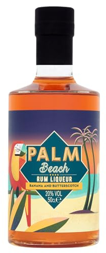 Palm Beach Banana & Butterscotch Rum Liqueur 50cl, 20% abv