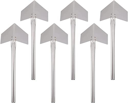 TROWELS Serie Mini Inside Winkel abgerundete Endstücke Gipsen Putz 94 Grad Cork Griff6pcs Trockenmauer Beton Eckwerkzeug mit Griff Edelstahl Schaber Kelle Werkzeuge 24. 5x9cm